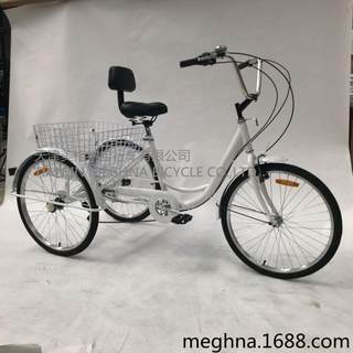 Manufacturer 20-inch 24-26-inch 6-person-7-speed human-powered tricycle single three-speed pedal tricycle 24tr002 tricycle