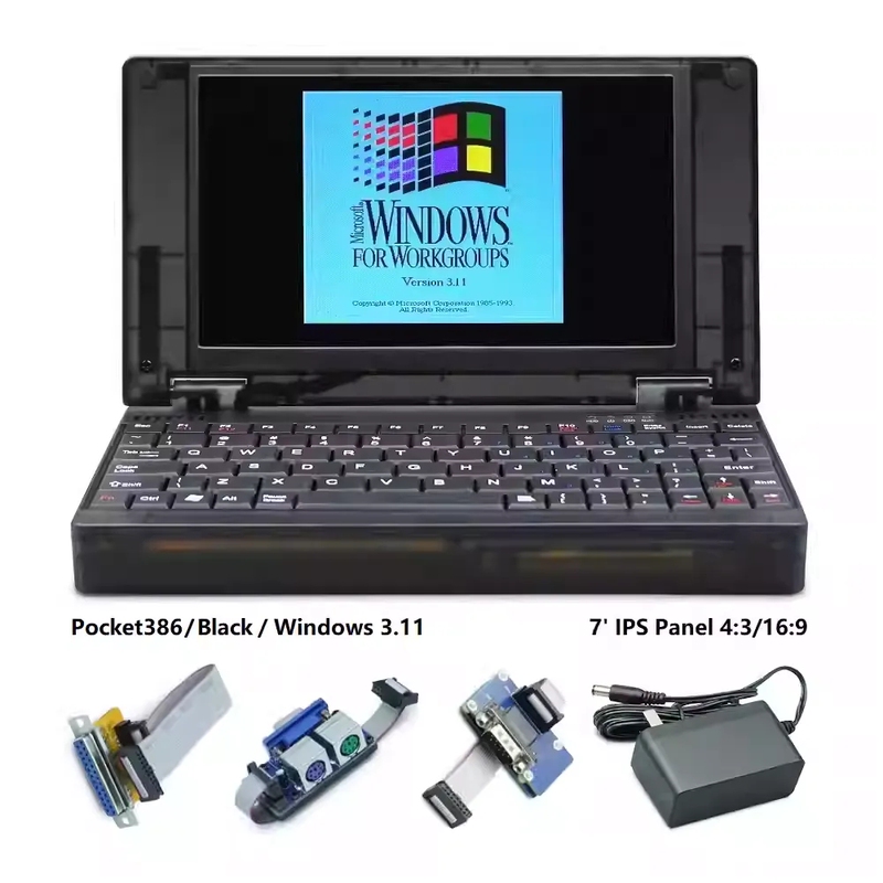 Pocket386 Retro Nostalgic Computer Dos Hand386 Processor Windows3.1/95 Computer