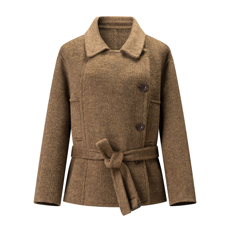 [Oda Exclusive] 26 New Styles of Short Double-Sided Woolen Coats with a High-End Suit Collar F8930