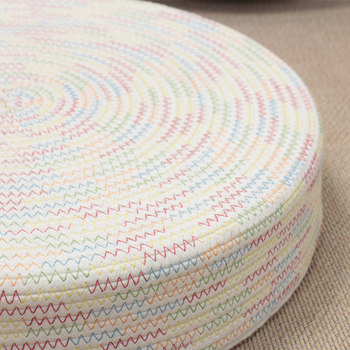 Japanese futon meditation cushion nordic simple bay window cushion tea room floor cotton rope square cushion tatami cushion