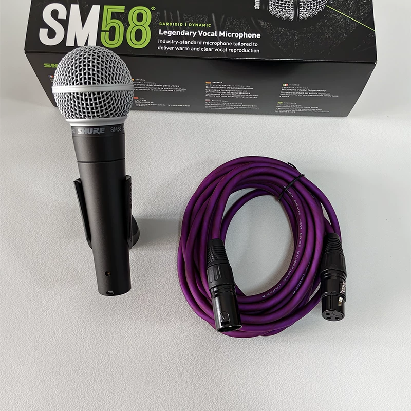 Шуер/Шур SM58LC профессиональный сценический проводной микрофон для живых выступлений, вещательный микрофон, караоке, запись