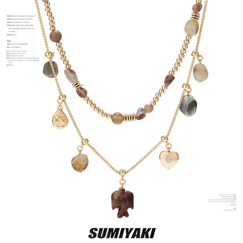 Sumiyaki Wilderness Series Necklace Bracelet “Stone of Wealth” Natural Citrine Sumiyaki Wilderness Series Necklace Bracelet “Stone of Wealth” Natural Citrine