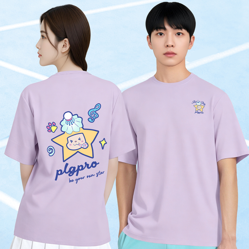 Plgpro Official Authentic Badminton Jersey Top, Unisex Badminton Mesh Quick-Drying Sports Short-Sleeved T-Shirt Plgpro Official Authentic Badminton Jersey Top, Unisex Badminton Mesh Quick-Drying Sports Short-Sleeved T-Shirt