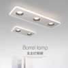 Double-head surface-mounted downlight without main light lighting living room corridor aisle bedroom bold lamp ultra-thin anti-glare ceiling spotlight