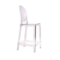 Полностью прозрачная высота сиденья 65 см