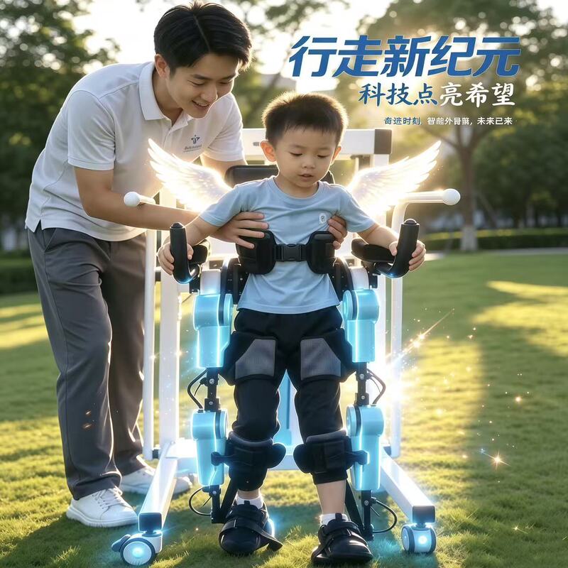 Delavine Adult Home-Use Lower Limb Assistive Exoskeleton Exercise Robot for Elderly Gait Correction and Walking Aid