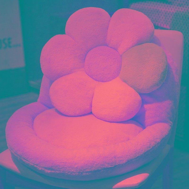 Flower cushion Japanese-style tatami futon lazy sitting on the floor bay window cushion home living room floor fart cushion soft