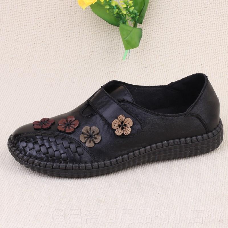 High-end old Beijing shoes Beijing cloth shoes women's tendon sole non-slip mother's shoes soft 2 soles suitable women's shoes 204 new comfortable style spring single