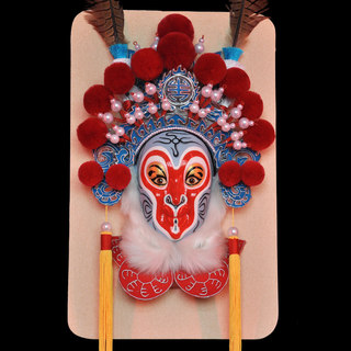 Special handicrafts, gifts, high-end home art accessories, handmade peking opera facial makeup, sun wukong
