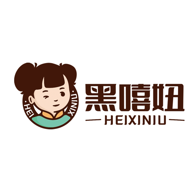 黑嘻妞食品旗舰店的LOGO