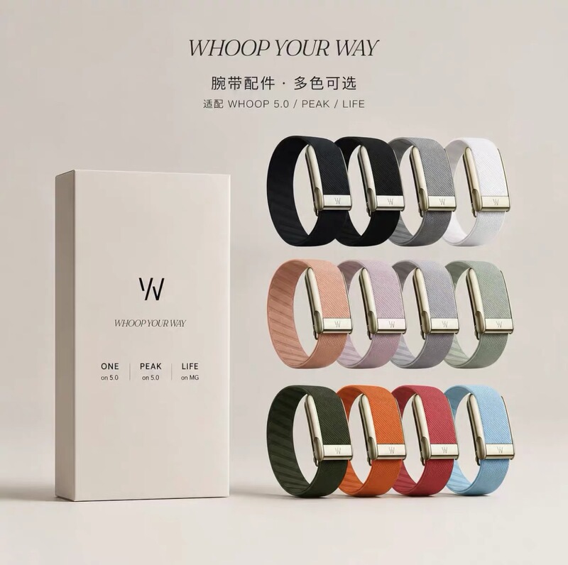 Suitable for Whoop 4.0 5.0 Mg Official Website Same Model Bracelet Electrocardiogram Nylon Braided Elastic Sports Strap