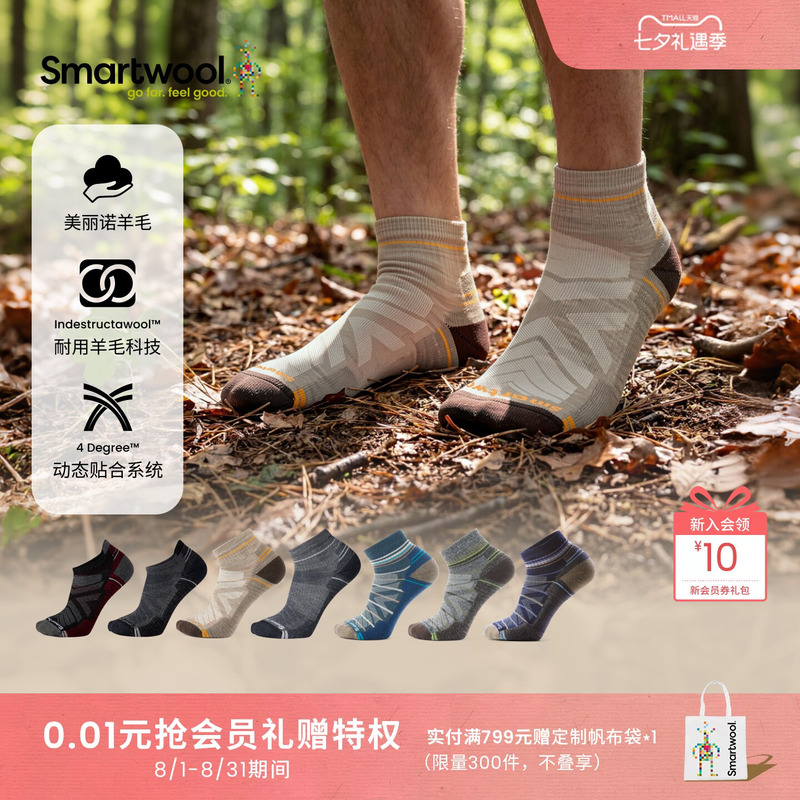 Smartwool Merino Wool Unisex Shock-Absorbing Low-Cut Sports Socks Are Comfortable, Durable, and Sweat-Absorbent for Hiking