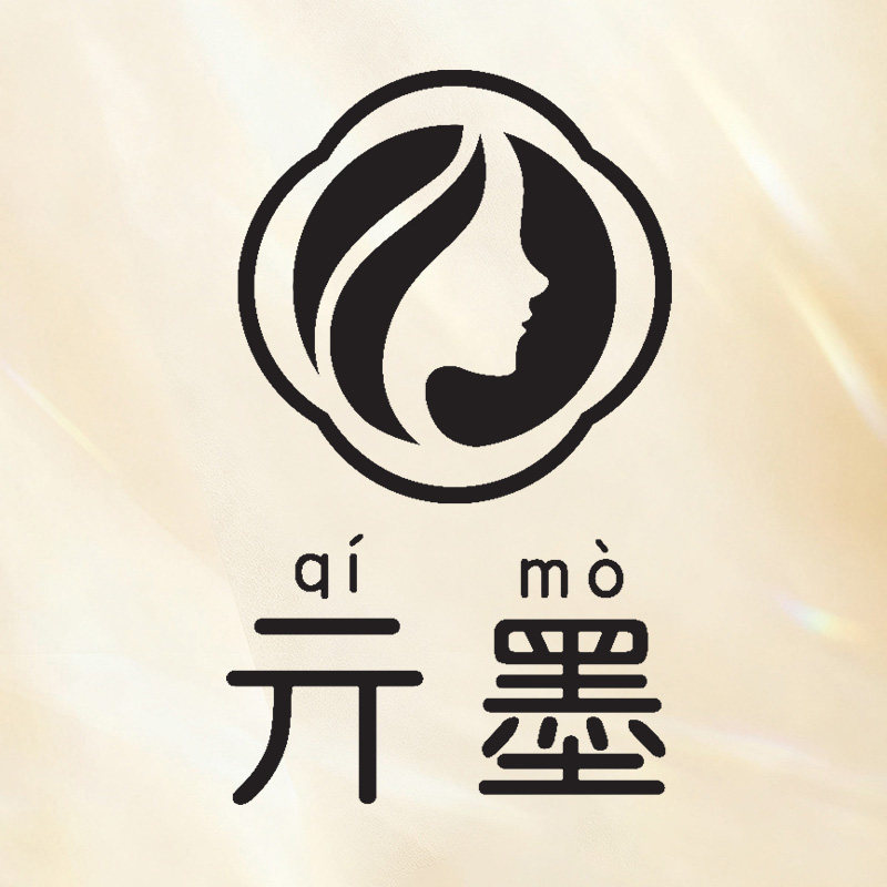 QIMO亓墨植物洗发护肤的LOGO