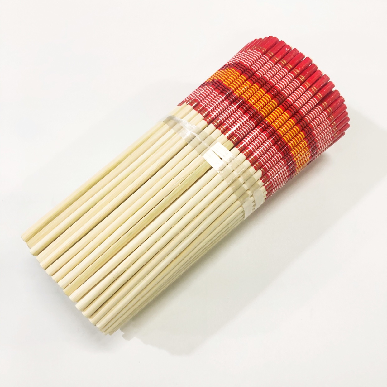 Festive Wedding Celebration Special Semi-Cut Red Bamboo Wood Chopsticks Home Happy Return Gift Chopsticks Hotel Chopsticks Affordable