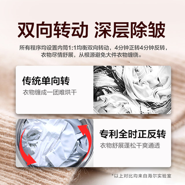 Haier Produces Haier Commander Dryer, a Drum-Type Household Fully Automatic Clothes Dryer, Small Size, Official Genuine Product