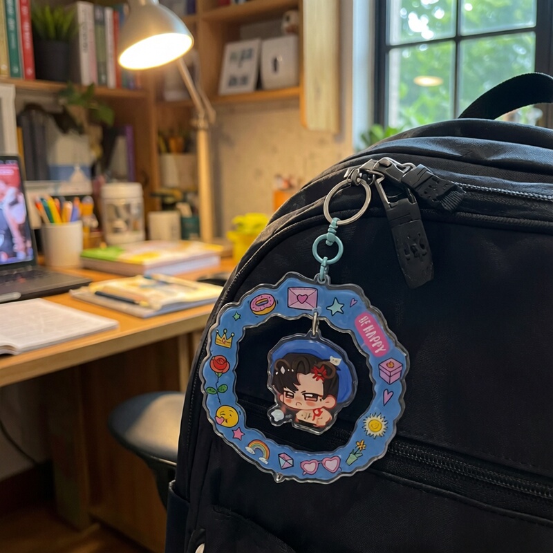 High-Quality Garland Pendant, Acrylic Keychain, Idol Support Merchandise, Commemorative Student Backpack Decoration