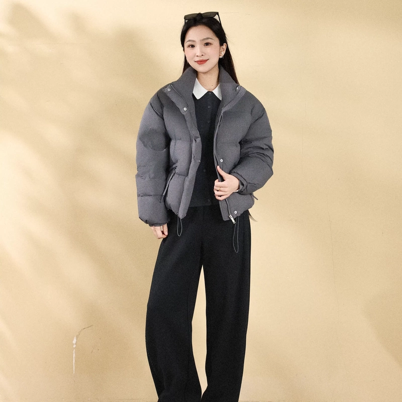 [Exclusive to Yuanqi Zhuzhu] Warm and Fluffy Simple down Jacket Xw7204