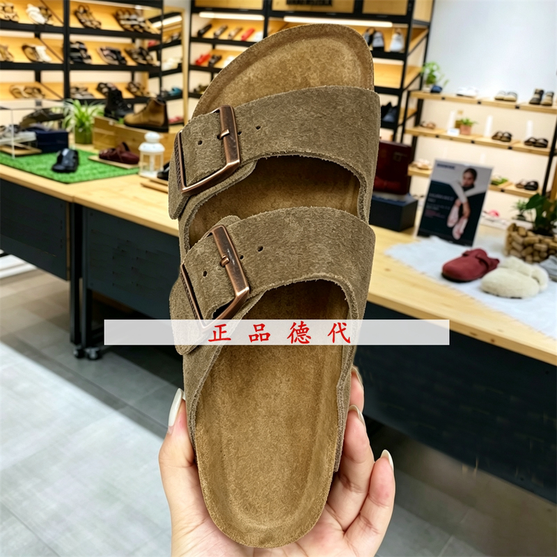 【Authentic German Import】Birkenstock Sandals 2026 New Model Cork Leather Narrow Version Unisex Shoes Birkenstock Fogbow 【Authentic German Import】Birkenstock Sandals 2026 New Model Cork Leather Narrow Version Unisex Shoes Birkenstock Fogbow