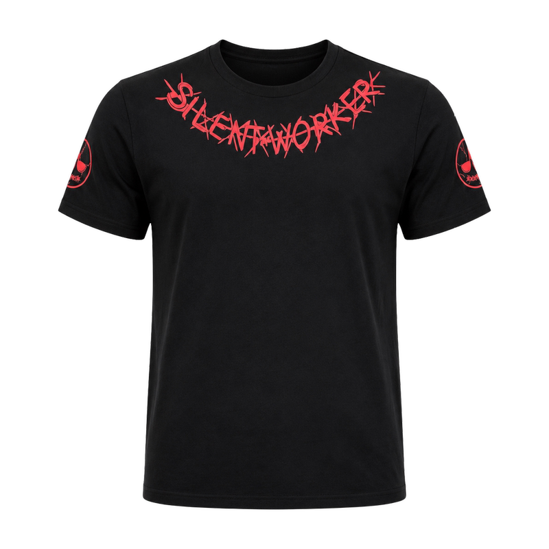Silent Worker Comp Tee Red Competition T-Shirt·Red