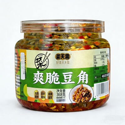 爽脆豆角下饭菜大罐装商超同款