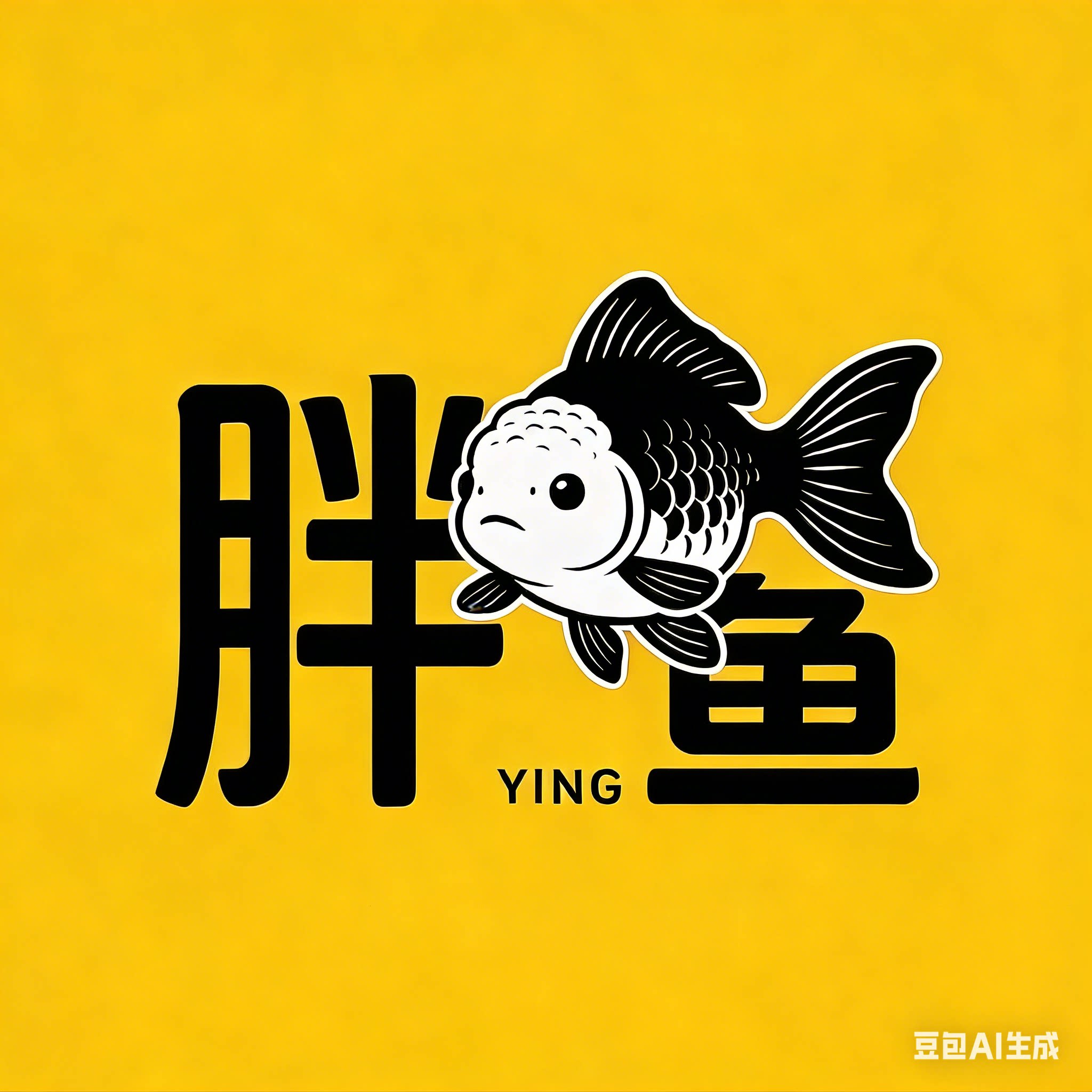 胖头鱼品牌设计的LOGO