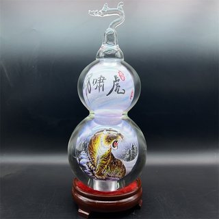 Hand-painted internally painted gourds, internally painted bottles, home furnishings, business craft gifts