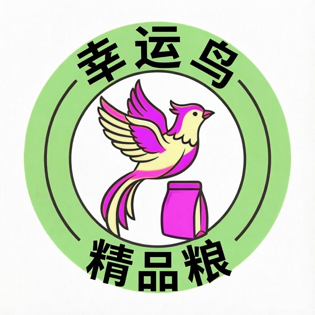 幸运鸟精品粮的LOGO