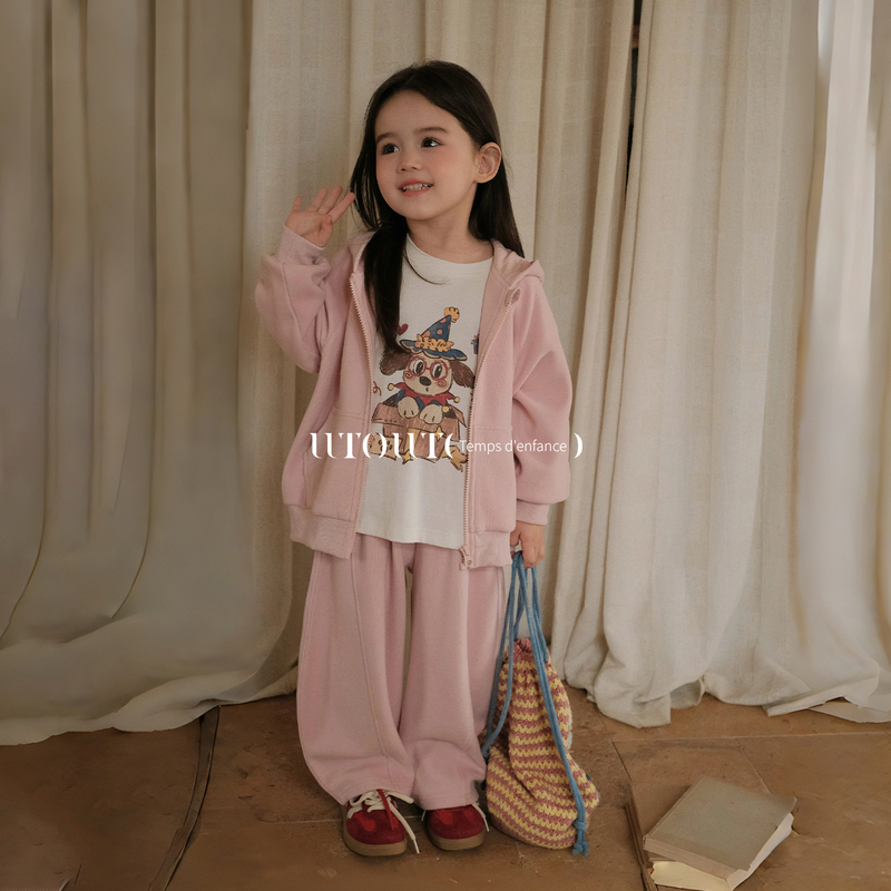 Big-Eared Elephant Girl's Star Hooded Cardigan + Solid Color Scimitar Pants 2026 Autumn and Winter New Baby Sweatshirt Set Big-Eared Elephant Girl's Star Hooded Cardigan + Solid Color Scimitar Pants 2026 Autumn and Winter New Baby Sweatshirt Set