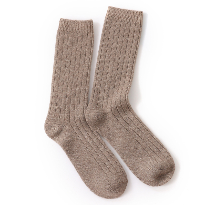 Dina's Home~ Cashmere Mid-Calf Socks, Unisex, Winter Long Socks, Warm, Simple and Versatile Socks