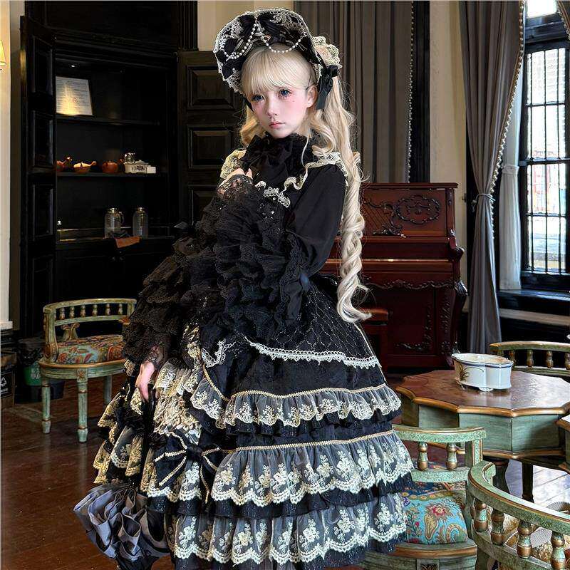 宝石之冕!韩菇凉Lolita洋装引爆夏日甜酷风_lolita洛丽塔_淘宝游戏网