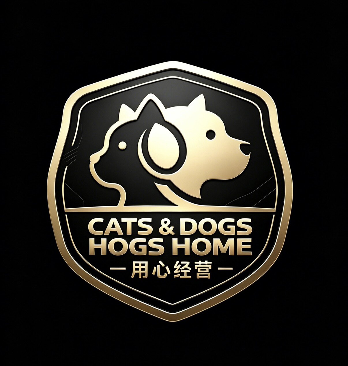 猫狗之家和宠物的LOGO