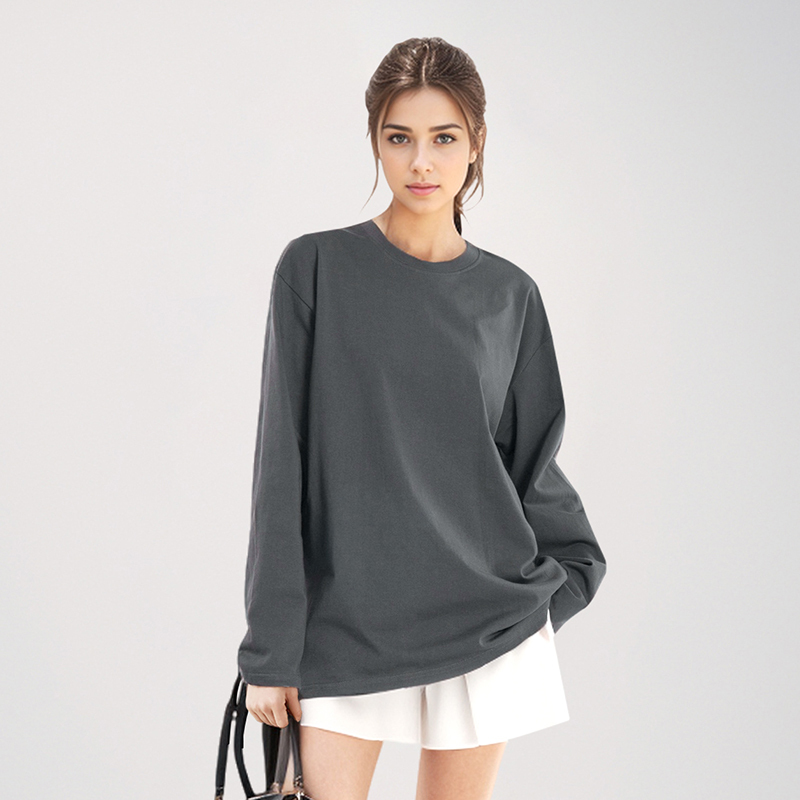 Long-Sleeved, Round-Neck, Loose-Fitting, Skin-Friendly, Same Style for Men and Women