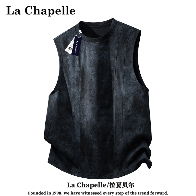 La Chapelle 2026 Summer New American-Style Tie-Dye Vest for Men, Loose Casual Sports Breathable Sleeveless Top