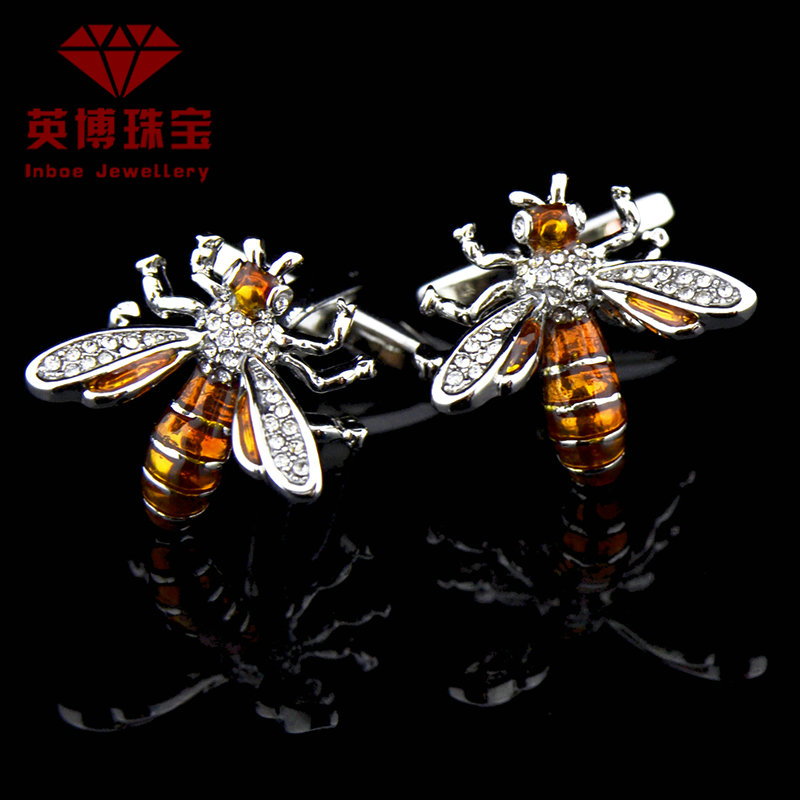 Inbev Stainless steel electroplated Cufflinks Animal French shirt Cufflinks Cufflinks d903