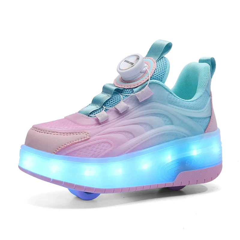 Детские роликовые коньки Heelys с четырьмя колесами, взрослые роликовые коньки