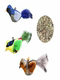 Cat Toy Simulated Bird Self-Entertaining Plush Doll Teasing Stick Boredom-Relief Gadget Kitten Toy Cat Safety Supplies