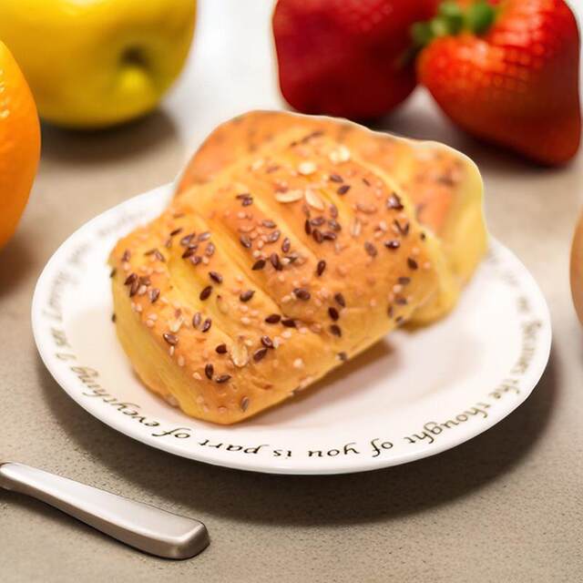 Delicious Pumpkin Multigrain Bread: Grain-Rich, Hand-Torn, Nutritious, Filling, Casual Snack, Pastry