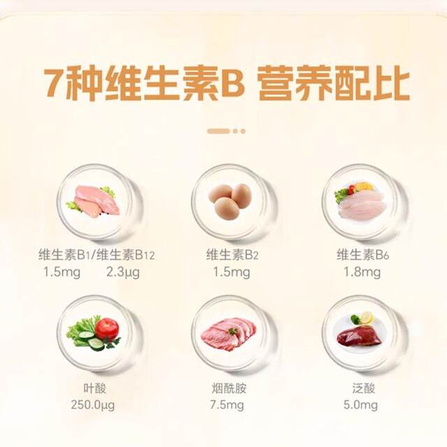 90 Pieces of Sea King Brand Multivitamin B Complex Tablets, Same as Those Sold by Xingchen Pharmacy