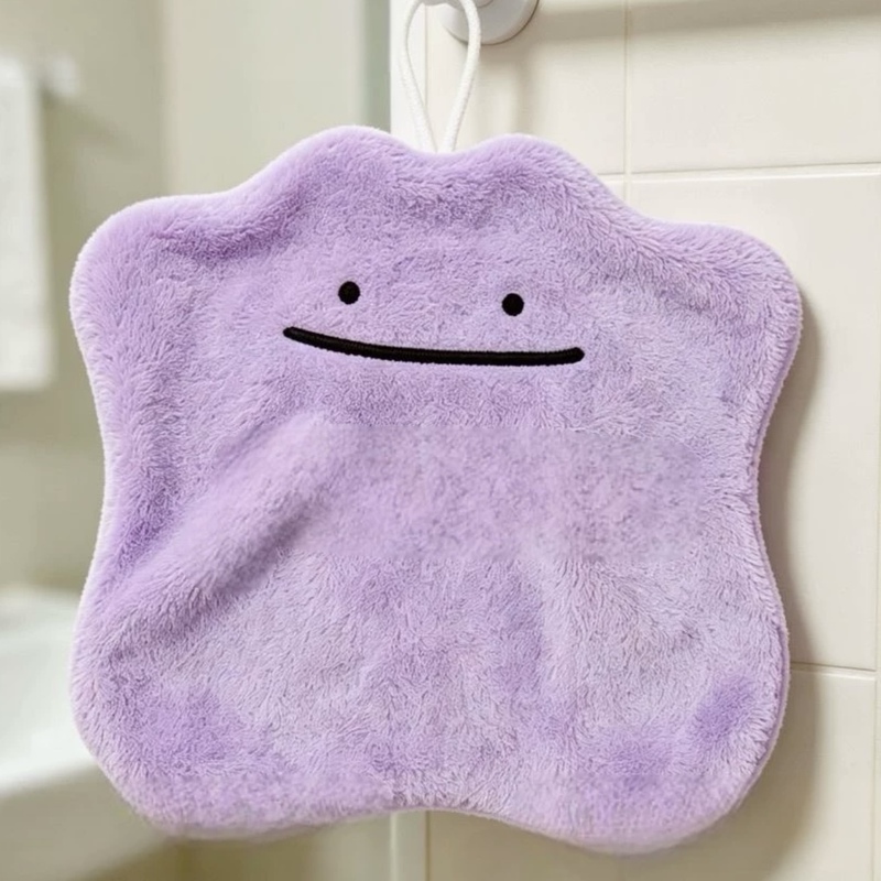 New Versatile Pokémon Hand Towel, Cute, Absorbent, Thickened Towel, Coral Fleece Fan Merchandise for Home Use New Versatile Pokémon Hand Towel, Cute, Absorbent, Thickened Towel, Coral Fleece Fan Merchandise for Home Use