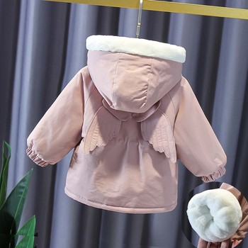 Internet celebrity new winter children's clothing plus velvet baby cotton clothing