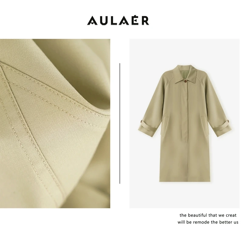 Maylin | Spring and Autumn Style Store-Exclusive Trench Coat | Dry Clean Once a Year | Length 100.5 Ale451100