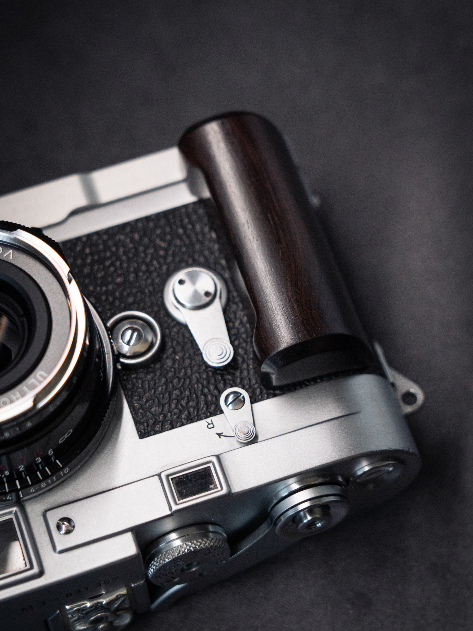 Wood Camera Hand Grip For Leica M2/M3/M4/M6/M7/MP Handle Holder