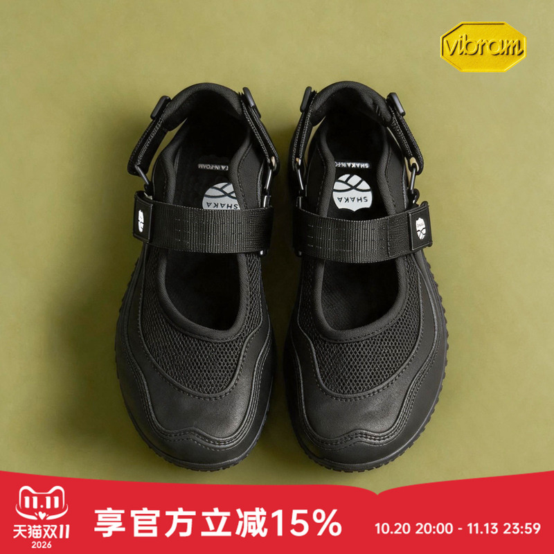 Shaka Light Outdoor Mary Jane Casual Shoes Mesh Breathable Vibram Thin Sole Barefoot Shoes for Men and Women