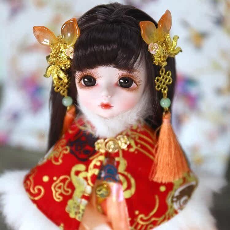 bjd doll genuine 6 sub-va emulated joint foreign dolls girl princess children's festival gift toy derby