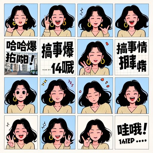 图片[4]-一键生成16宫格漫画表情