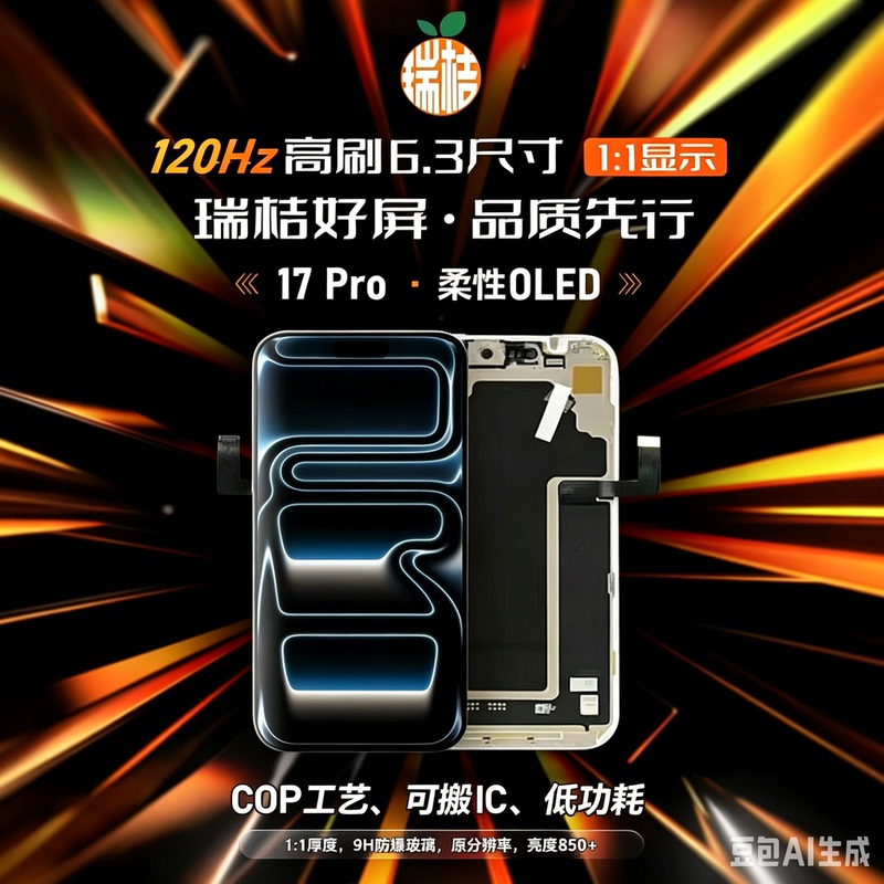 Ruiju Rj Flexible Oled Is Suitable for Dd Huaxing Apple 1314 15 1617Promax Screen Assembly 120Hz Ruiju Rj Flexible Oled Is Suitable for Dd Huaxing Apple 1314 15 1617Promax Screen Assembly 120Hz