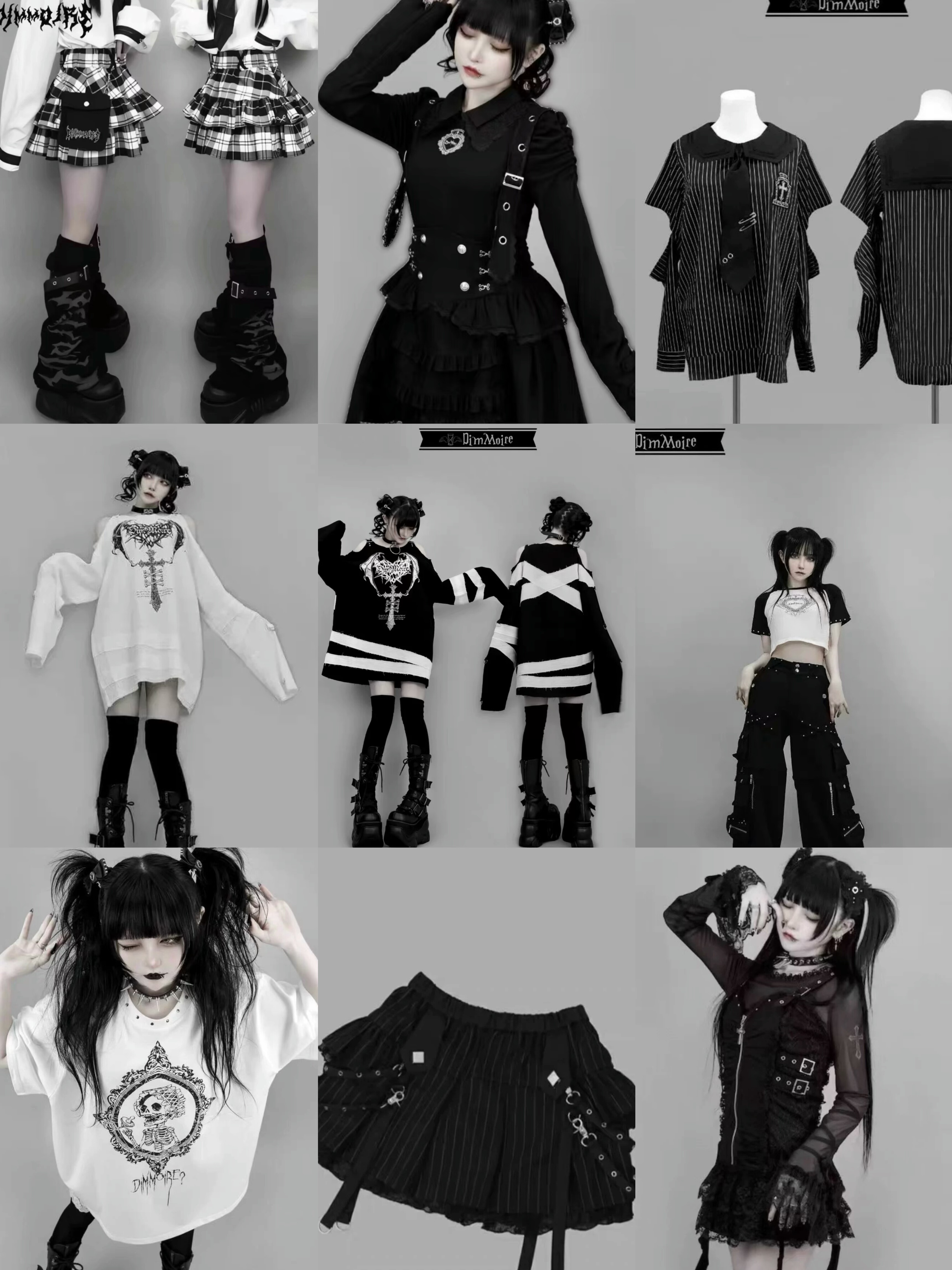 National drop akie Japan покупка футболки dimmoire, рубашки, клетчатой юбки, брюк, коллекции 1