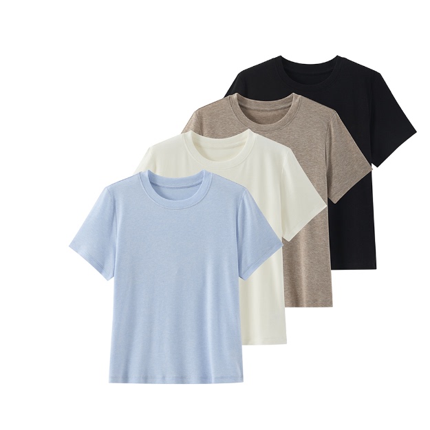 Ll Exclusive Tencel Wool Barely-There Feel T-Shirt 223-1373 Ll Exclusive Tencel Wool Barely-There Feel T-Shirt 223-1373
