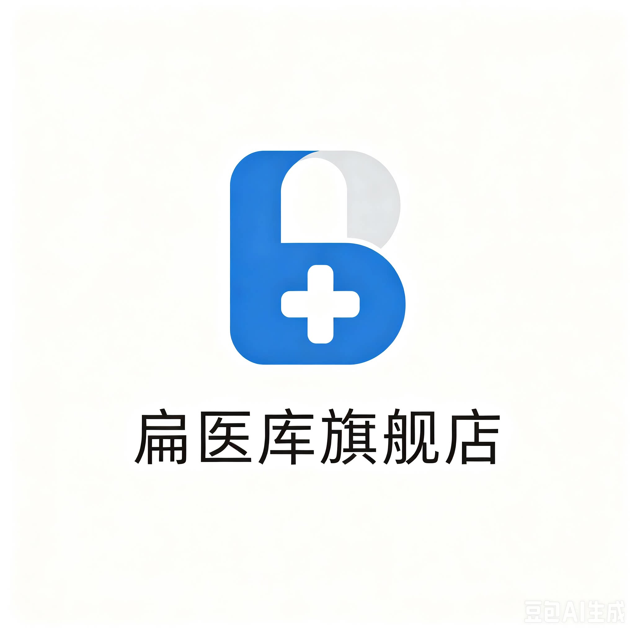 扁医库旗舰店的LOGO