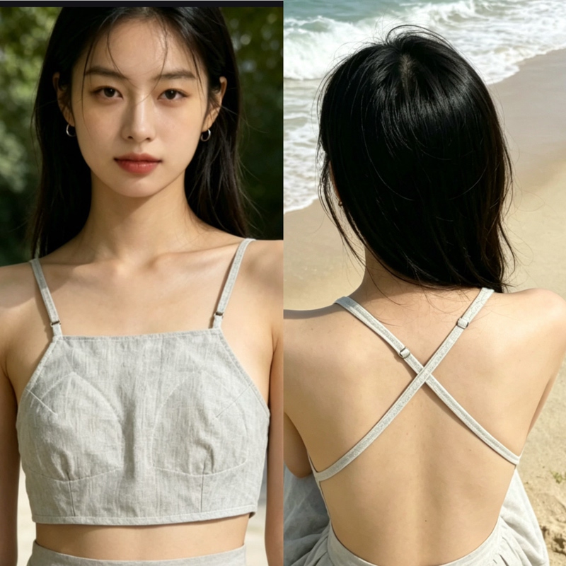 Pure Hemp, Completely Unrestricted, Only Covers a Small Area, Hemp Breast Pads, Breathable, Sweat-Absorbent, Antibacterial, Bellyband-Style Linen Underwear, Bandeau Pure Hemp, Completely Unrestricted, Only Covers a Small Area, Hemp Breast Pads, Breathable, Sweat-Absorbent, Antibacterial, Bellyband-Style Linen Underwear, Bandeau